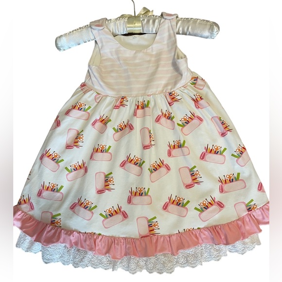 Jane + Jo Other - Jane + Jo Girl's Sleeveless Back To School Dress Tunic Size 5Y EUC